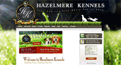 Desktop Screenshot of hazelmerekennels.com